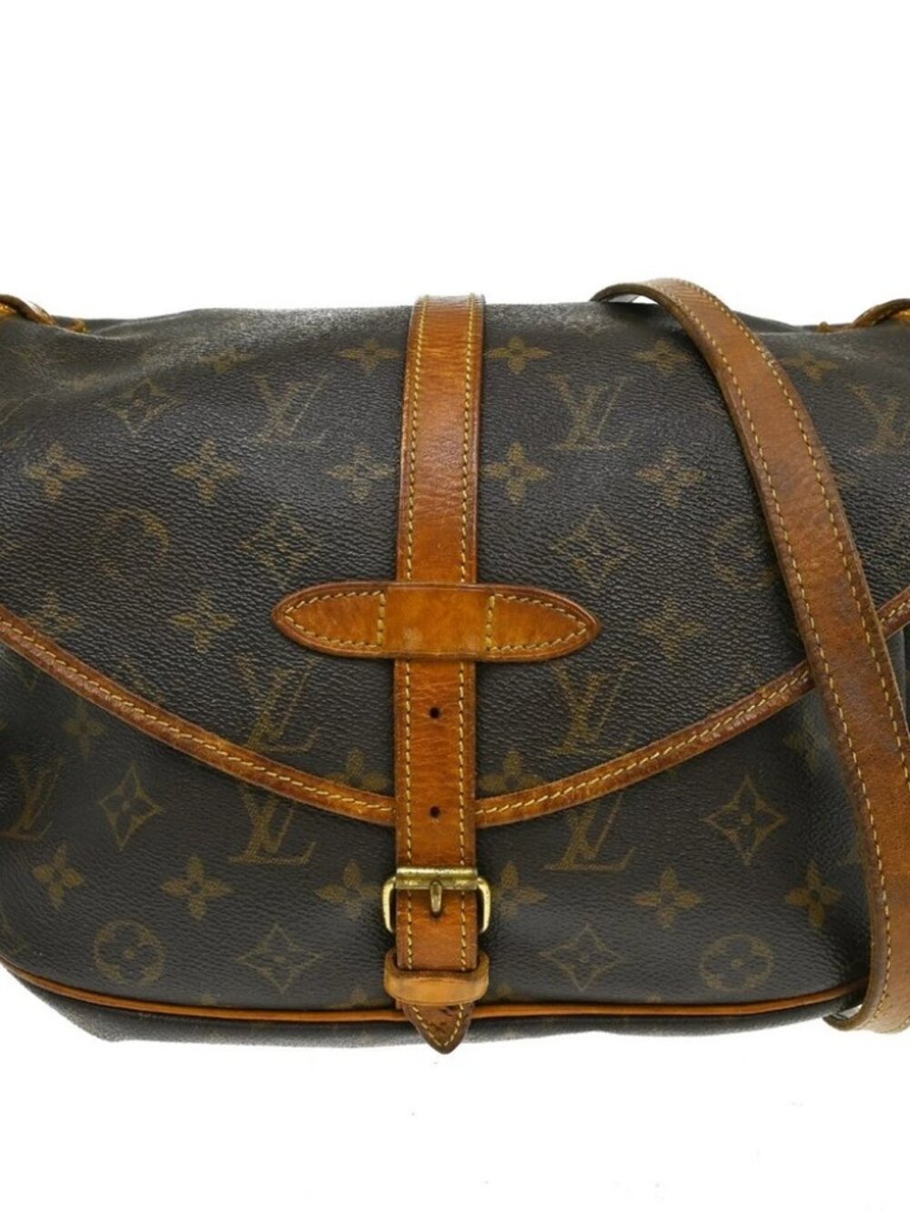 LOUIS VUITTON MONOGRAM SAUMUR 30 SHOULDER BAG